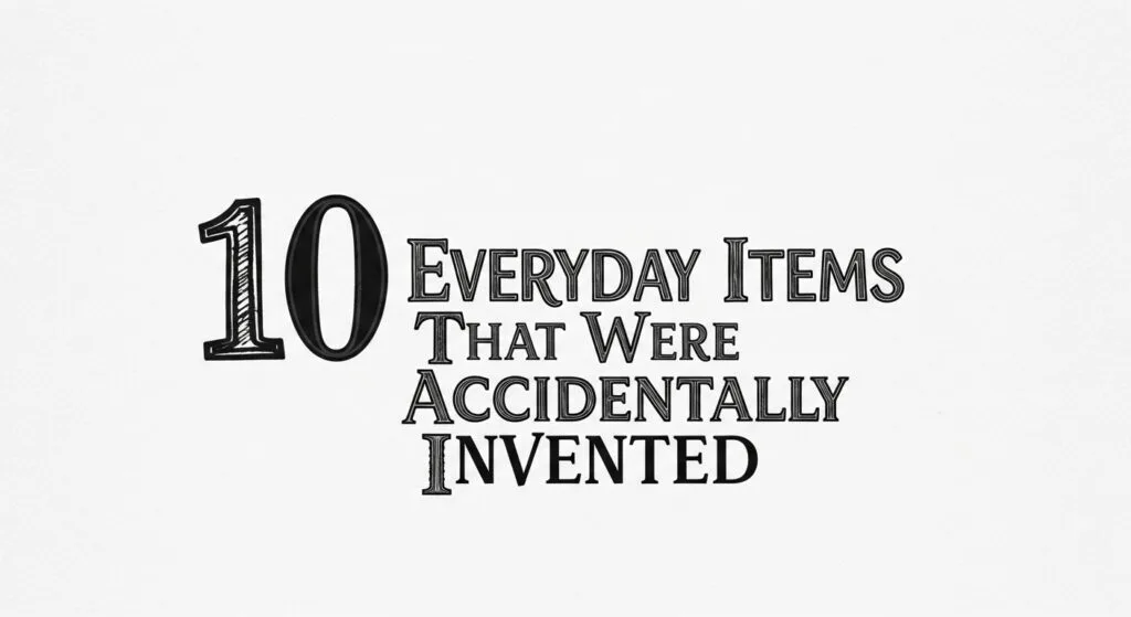 10 Everyday Items That Were Accidentally Invented